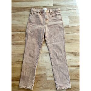 NWOT Frame Le Sylvie High-Rise Crop Straight Jeans